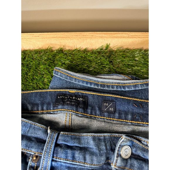 Lucky Mens Blue Jeans 221 Straight 38x30 - Picture 7 of 7